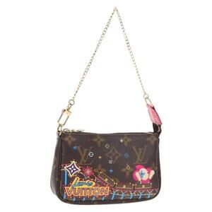 LOUIS VUITTON Monogram Vivienne Mini Pochette Accessoires M69752 LV Auth 137149M